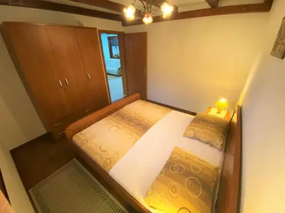 Krevet ili kreveti u jedinici u objektu Stone Holiday Homes Stankovci with pool and Mediterranean gardens