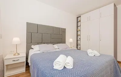 Krevet ili kreveti u jedinici u objektu Awesome Home In Sibenik
