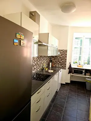 Kuhinja ili čajna kuhinja u objektu Apartman Square view
