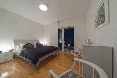 Krevet ili kreveti u jedinici u objektu Luxury Villa Primosten Oasis by the beach with pool