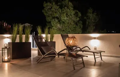 Tlocrt objekta One Bedroom Apt with Garden views - Access to Amazing Rooftop Terrace, Free Parking and Gym on premises