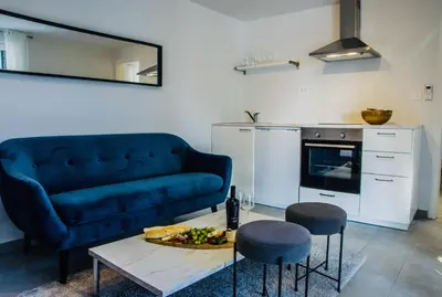 Tlocrt objekta One Bedroom Apt with Garden views - Access to Amazing Rooftop Terrace, Free Parking and Gym on premises