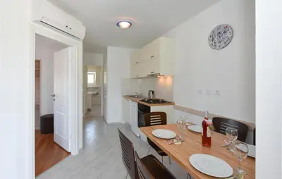 Kuhinja ili čajna kuhinja u objektu Stunning Home In Rogoznica