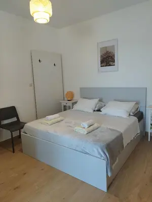 Krevet ili kreveti u jedinici u objektu Apartment Denko