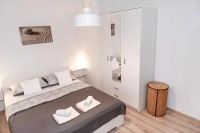 Krevet ili kreveti u jedinici u objektu Apartman Murter 2+1