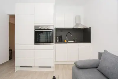 Kuhinja ili čajna kuhinja u objektu Apartmani Rišpet