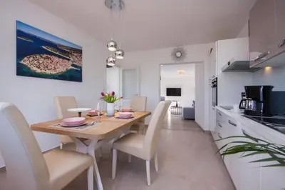 Kuhinja ili čajna kuhinja u objektu House Gruja with Pool