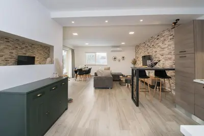 Kuhinja ili čajna kuhinja u objektu Holiday Home Intrade