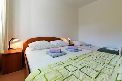 Krevet ili kreveti u jedinici u objektu Slanica Murter