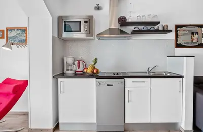 Kuhinja ili čajna kuhinja u objektu Apartments Marina