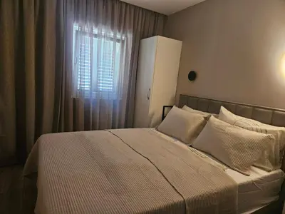 Krevet ili kreveti u jedinici u objektu Brand New seaside Apartments NOA & JAKOV, Zaboric Sibenik
