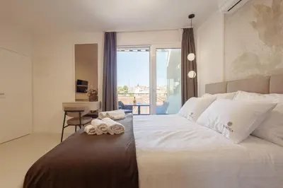 Krevet ili kreveti u jedinici u objektu Apartments Maritea