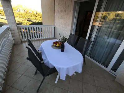 Balkon ili terasa u objektu Apartments Ćosic