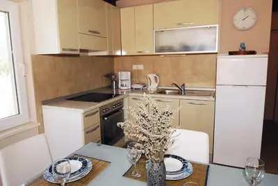 Kuhinja ili čajna kuhinja u objektu Apartments Maslina