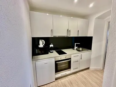 Kuhinja ili čajna kuhinja u objektu Primadonna Apartments