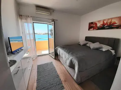 Krevet ili kreveti u jedinici u objektu Apartmani Nevena