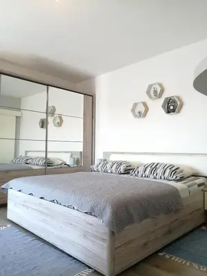 Krevet ili kreveti u jedinici u objektu Apartmani Nevena