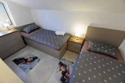 Krevet ili kreveti u jedinici u objektu Apartman Tea