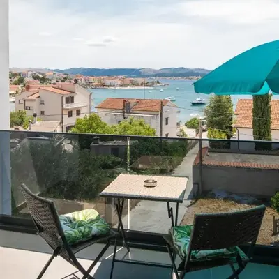Luxury Apartments Brodarica Beach With Balcony Seaview