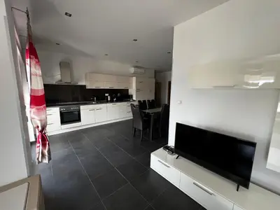 Kuhinja ili čajna kuhinja u objektu Apartments Ljupko