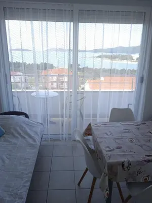 Balkon ili terasa u objektu Apartment Luka with Balcony, sea view and FREE parking