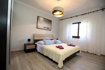 Krevet ili kreveti u jedinici u objektu Apartment Sea relief