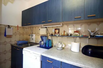 Kuhinja ili čajna kuhinja u objektu Apartment Sea relief