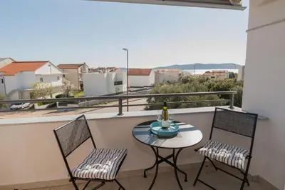 Balkon ili terasa u objektu Apartmani Mate i Niko