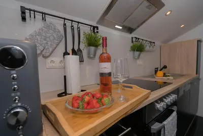 Kuhinja ili čajna kuhinja u objektu Apartmani Mate i Niko