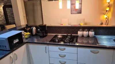 Kuhinja ili čajna kuhinja u objektu Villa Bubica- cozy holiday home in rural area with pool