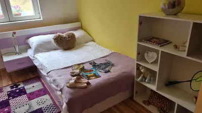 Krevet ili kreveti u jedinici u objektu Villa Bubica- cozy holiday home in rural area with pool