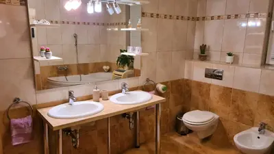 Kupaonica u objektu Villa Bubica- cozy holiday home in rural area with pool