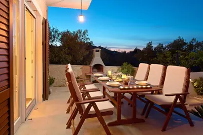 Balkon ili terasa u objektu Sun Spalato Villa Cikas