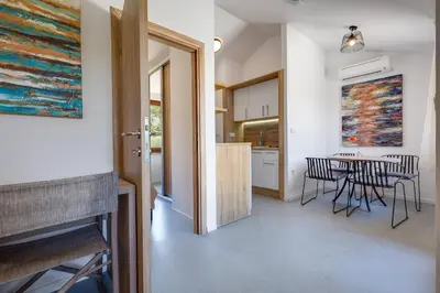 Kuhinja ili čajna kuhinja u objektu Apartments Jezera Lovišća
