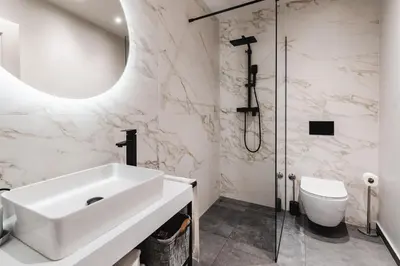 Kupaonica u objektu Amoretta rooms