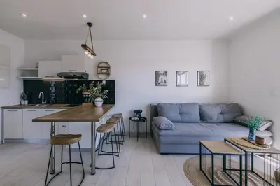 Kuhinja ili čajna kuhinja u objektu Luxury apartments SKALINADA near beaches, Tisno - Dalmatia