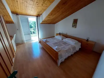 Krevet ili kreveti u jedinici u objektu Primošten Cozy Guest House Vesna