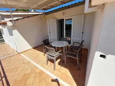 Balkon ili terasa u objektu Primošten Cozy Guest House Vesna