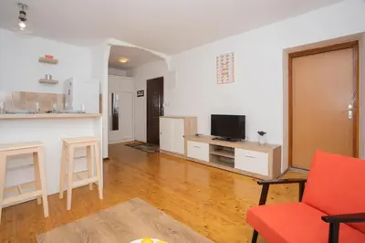 TV i/ili zabavni centar u objektu Downtown apartment Danica