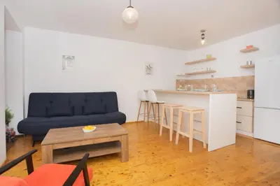 Kuhinja ili čajna kuhinja u objektu Downtown apartment Danica