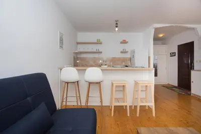 Kuhinja ili čajna kuhinja u objektu Downtown apartment Danica