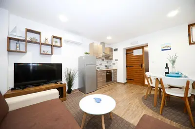 Kuhinja ili čajna kuhinja u objektu Apartmani Dvor Betina
