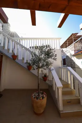 Balkon ili terasa u objektu Apartmani Dvor Betina