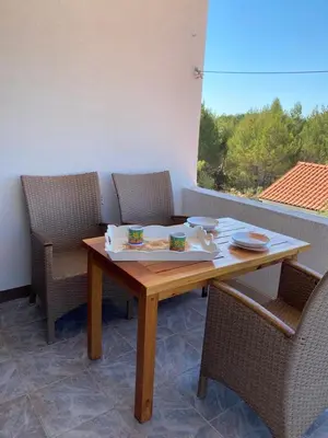 Tlocrt objekta Apartmani Mirjana