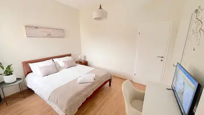 Krevet ili kreveti u jedinici u objektu Sunset Sea Villa, Sibenik