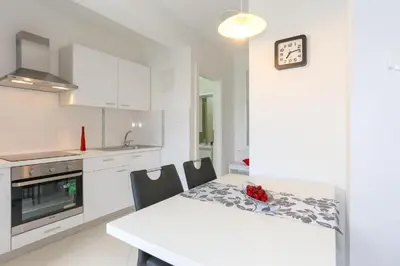 Kuhinja ili čajna kuhinja u objektu Apartment in Tribunj with air conditioning, WiFi 4953-1