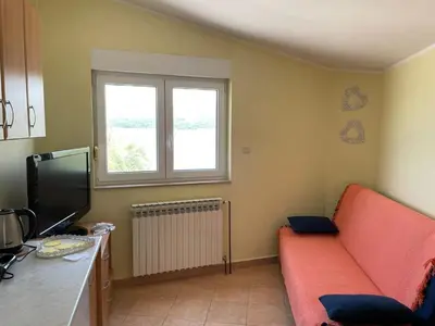 TV i/ili zabavni centar u objektu Apartman Luka