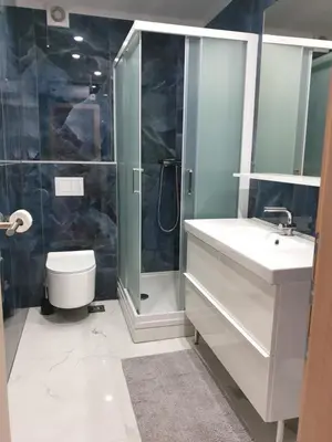 Kupaonica u objektu Apartmani Kameno Sidro