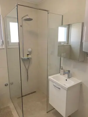 Kupaonica u objektu Apartments Corcovado with Heated Pool