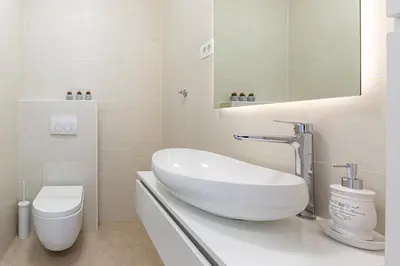 Kupaonica u objektu Apartments Corcovado with Heated Pool